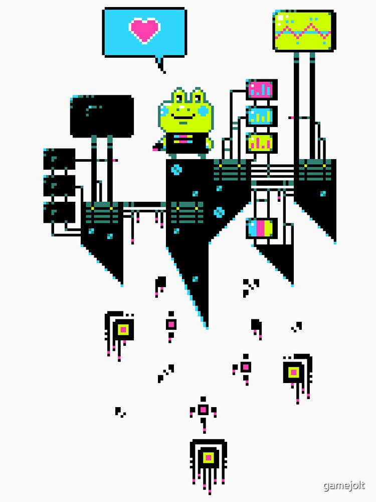 Thumbnail 7 of 7, Essential T-Shirt, Kikkerstein - Statistical Pixel Genius designed and sold by gamejolt.