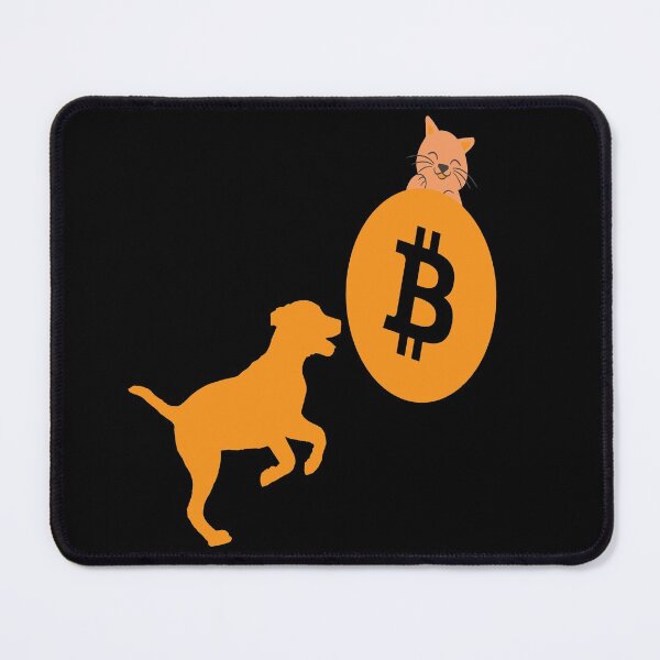 Item preview, Bitcoin Dog Playing With Bitcoin Cat Bitcoin Lovers BTC designed and sold by JackLamel.