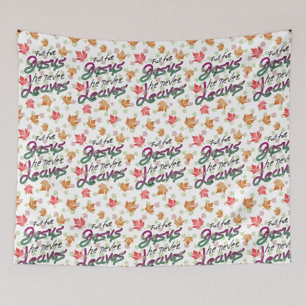 Item preview, fall for Jesus he never leaves designed and sold by creative555.