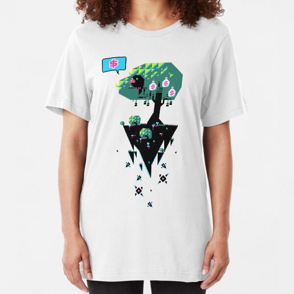 Greedy Grackle - Money Collector Slim Fit T-Shirt
