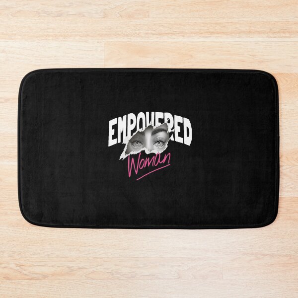 Item preview, Empowered woman slogan with black and white girl eyes ripped off  designed and sold by audrinabab.