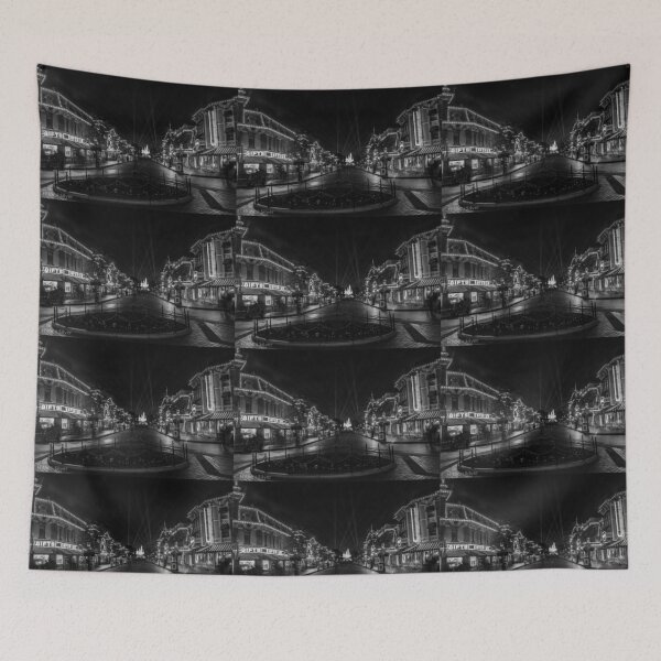Item preview, black and white main street designed and sold by hitomimyhomie.