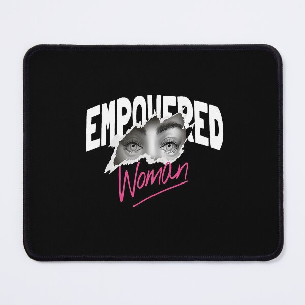 Item preview, Empowered woman slogan with black and white girl eyes ripped off  designed and sold by audrinabab.