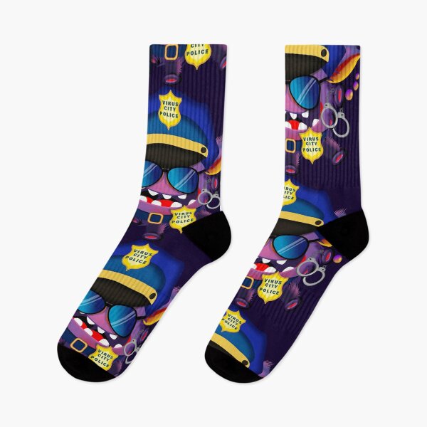 Item preview, Monstrous Halloween of the Simonsitos dressed as police designed and sold by simonsitos.