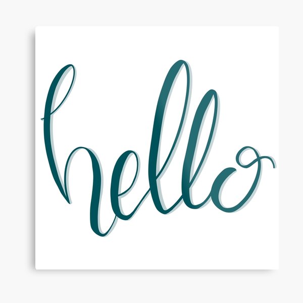 Fancy Writing Wall Art Redbubble