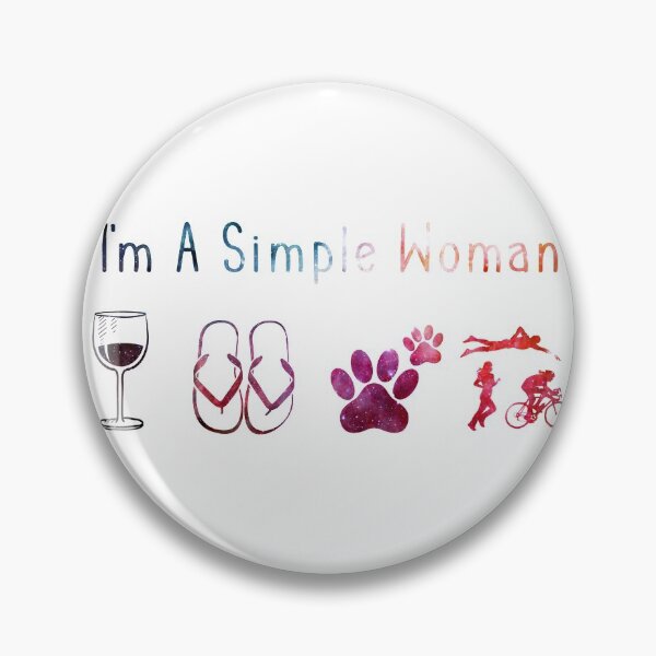 Item preview, I'm a simple woman Galaxy Triathlon designed and sold by tinydreams10.
