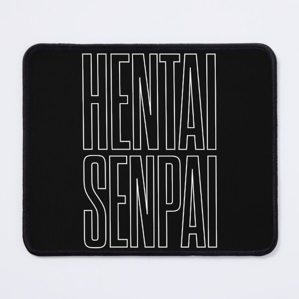 Item preview, Hentai Senpai minimalist typography outline designed and sold by dawgpoo.