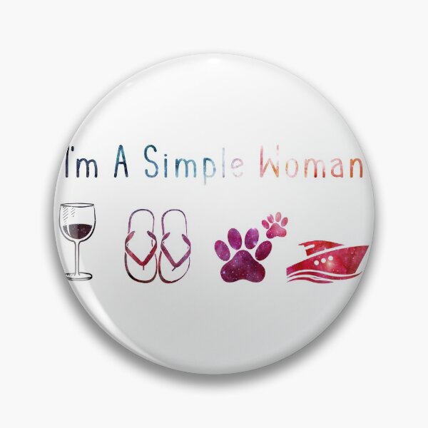 Item preview, I'm a simple woman Galaxy Yachting designed and sold by tinydreams10.