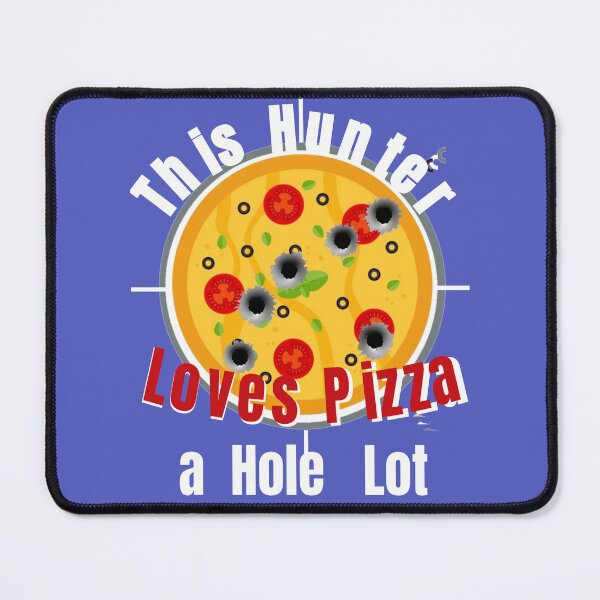Item preview, Funny Hunter - Loves Pizza - Strange Hunting Design designed and sold by Zavola.