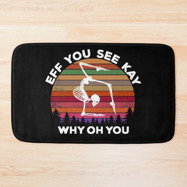 Item preview, EFF You See Kay Why Oh You Skeleton Yogas Vintage designed and sold by fefego818x.