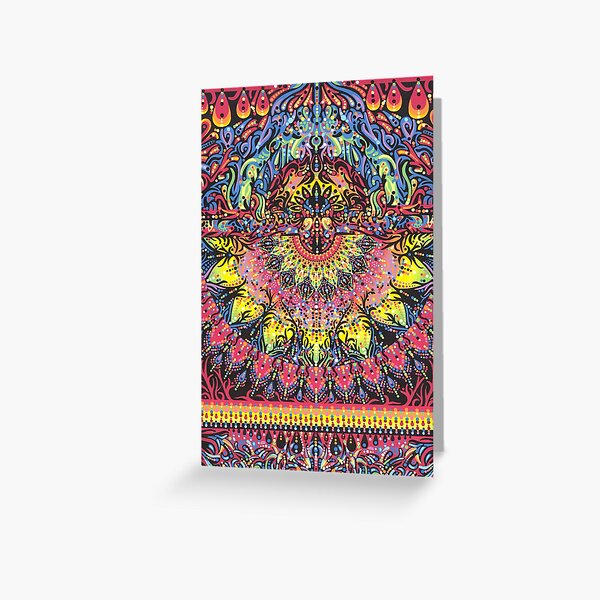 Incandescent Dance Greeting Card