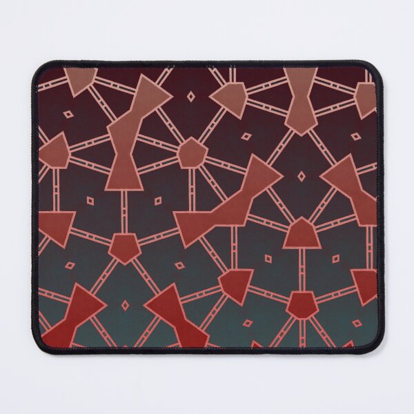 Item preview, Dark Red to Green Gradient geometric pattern designed and sold by HomesvilleArt.