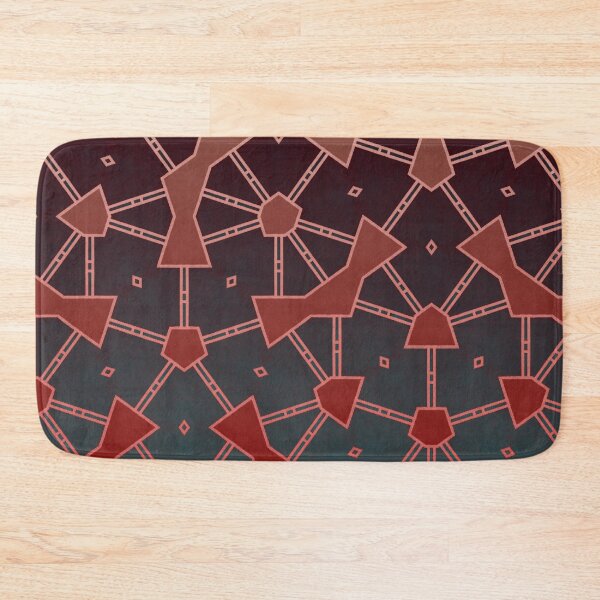 Item preview, Dark Red to Green Gradient geometric pattern designed and sold by HomesvilleArt.