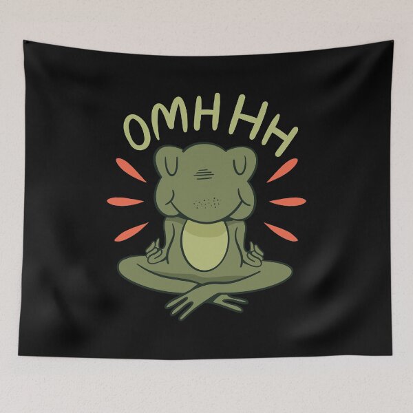 Item preview, Meditation Frog in Yoga Pose designed and sold by Watersolution.
