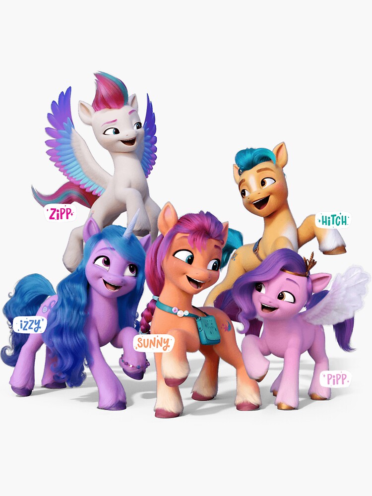 My little pony a new generation 2021 - Character names Sticker