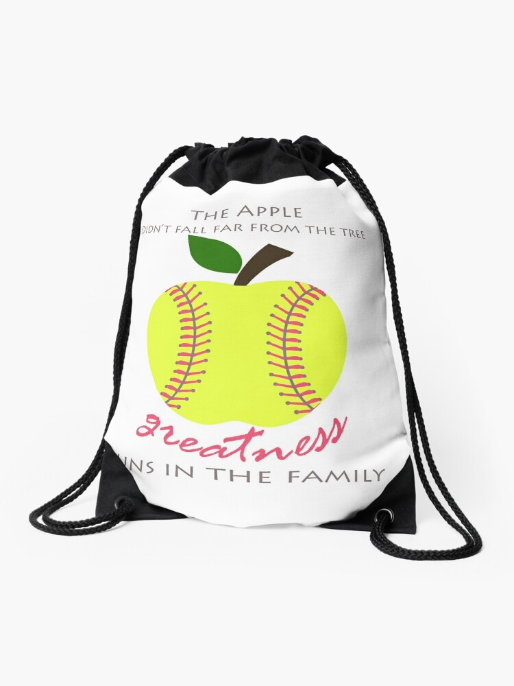 softball drawstring bag