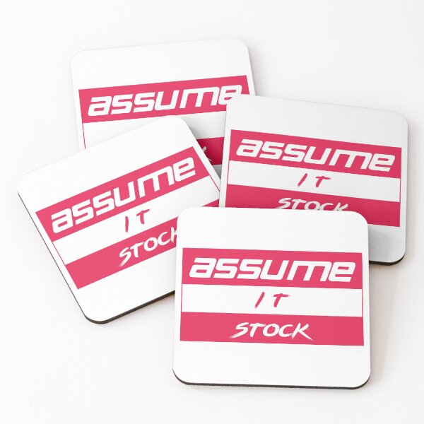 Item preview, Assume It Stock Design for Carlovers designed and sold by DiamondStile26.