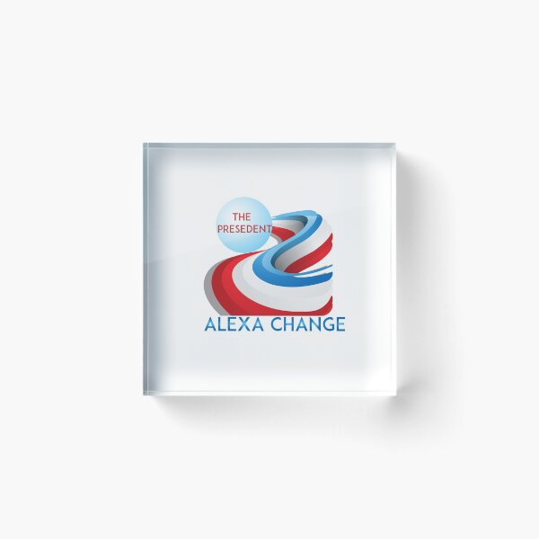 Item preview, alexa change the president sticker- sweet sticker- usa sticker- the president sticker- 4july sticker- Independence Day designed and sold by zed25designer.
