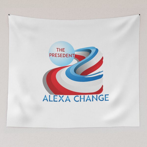 Item preview, alexa change the president sticker- sweet sticker- usa sticker- the president sticker- 4july sticker- Independence Day designed and sold by zed25designer.