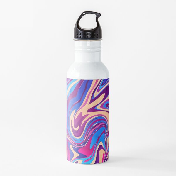 Marbling Texture Design Water Bottle