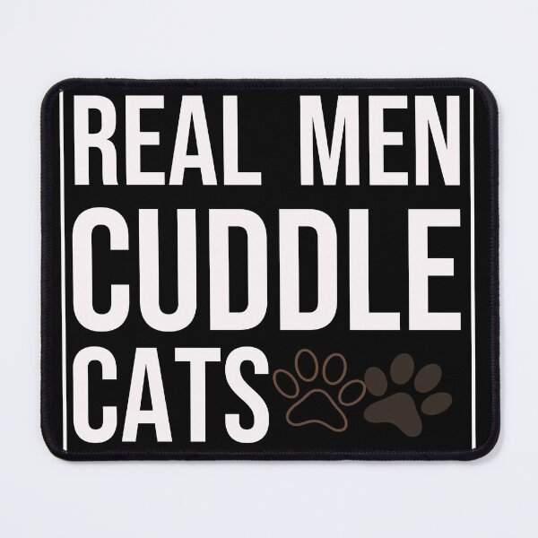 Item preview, Real men Cuddle Cats lover T-shirts designed and sold by simonrice14.