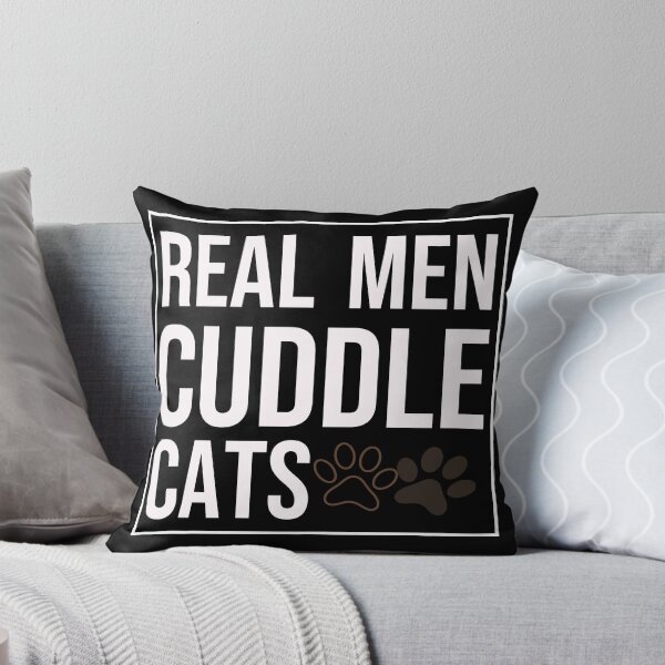 Item preview, Real men Cuddle Cats lover T-shirts designed and sold by simonrice14.