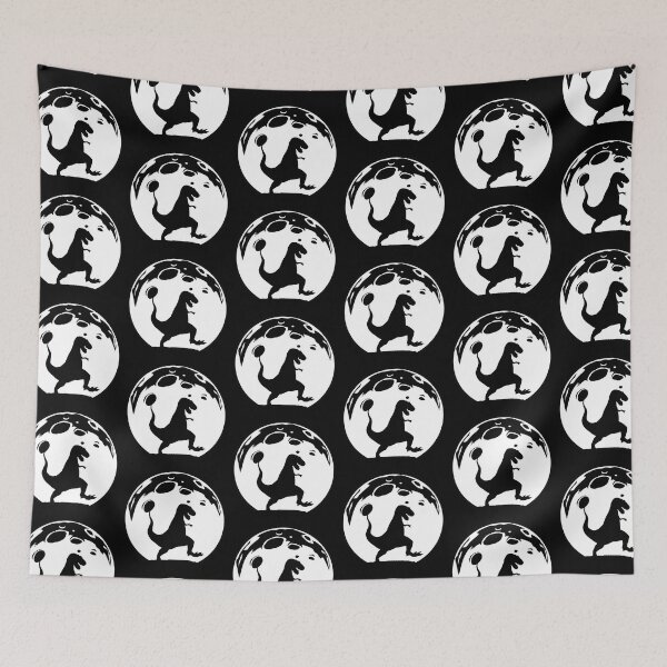 Item preview, dinosaurs on the moon 1 designed and sold by Nikmay Design.