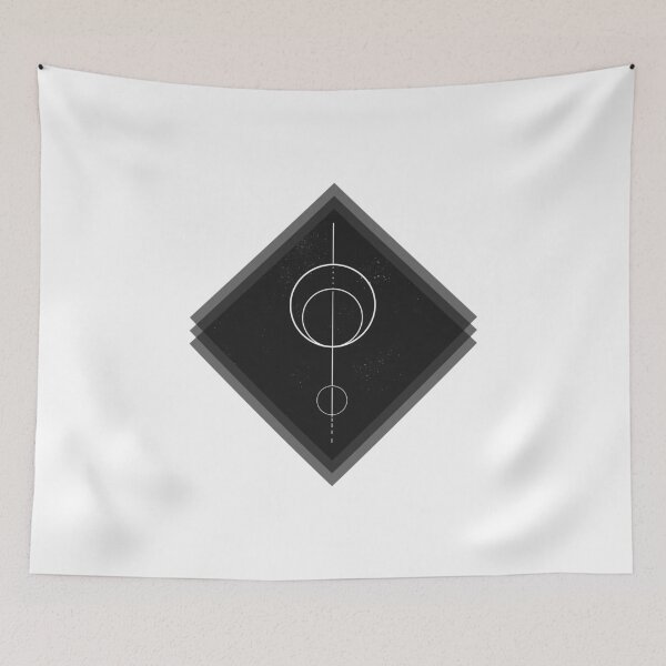 Item preview, dark geometric design designed and sold by LeaPoupin.