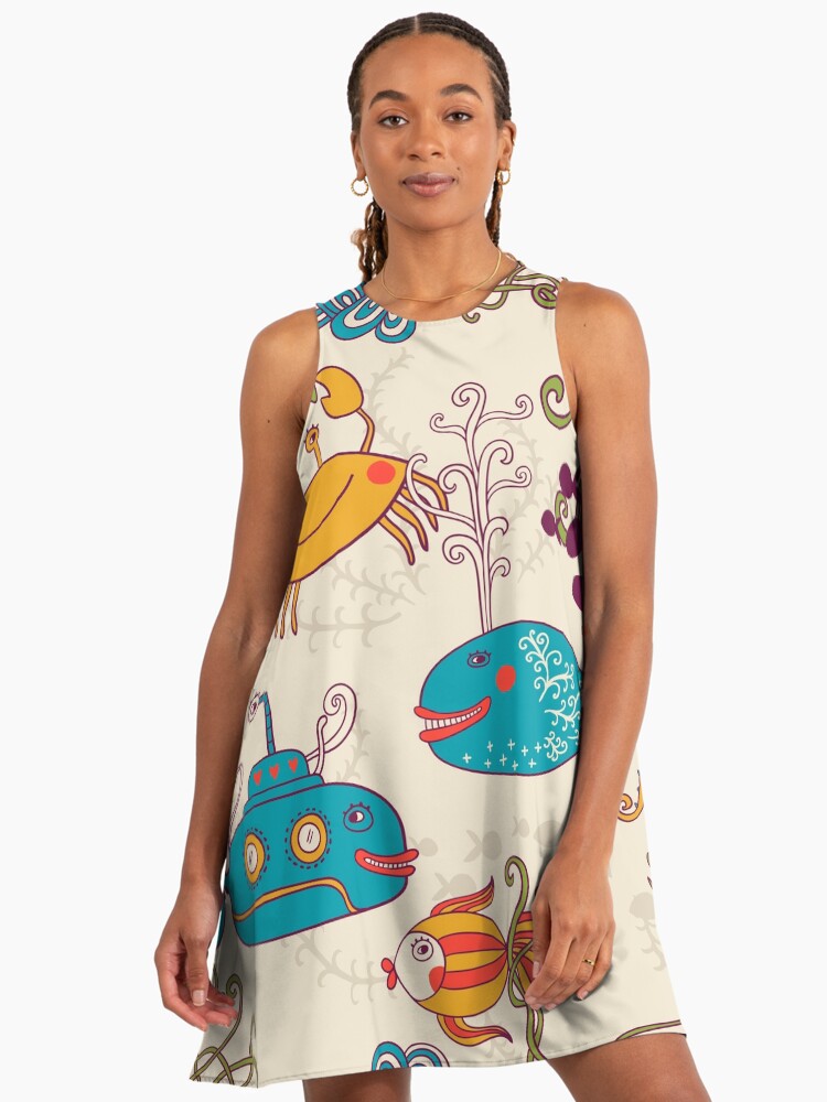 See The Sea " A-Line Dress for Sale by scooterbaby | Redbubble