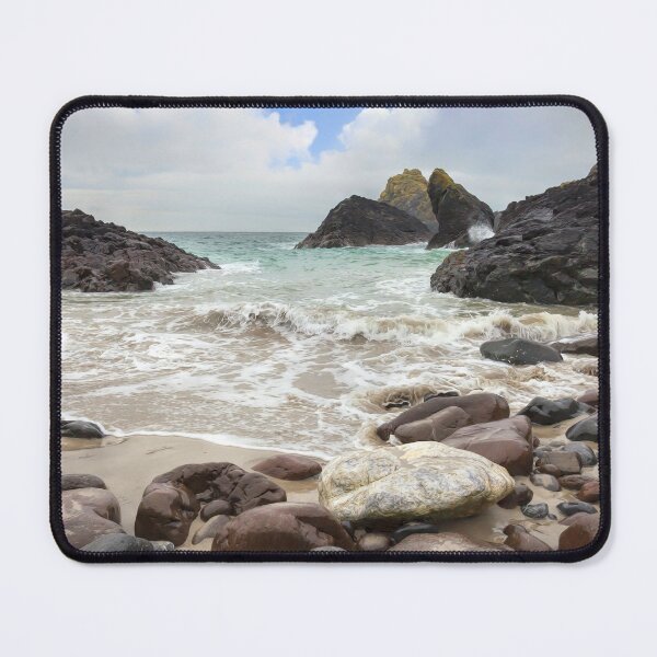 Item preview, Painterly image of Kynance Cove, Cornwall designed and sold by andrewroland.