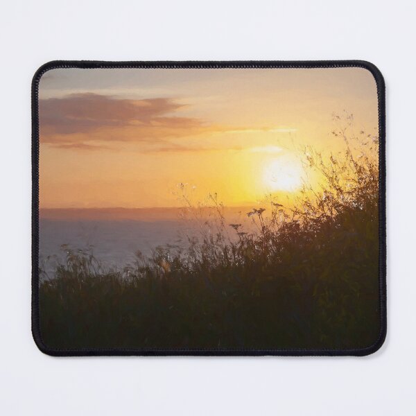 Item preview, Painterly image of sunset at Hope Cove, Devon designed and sold by andrewroland.