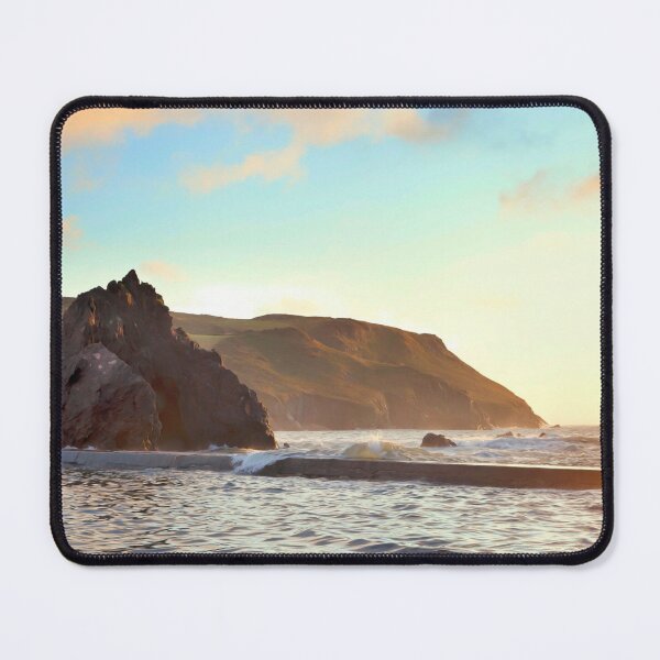 Item preview, Painterly image of coast at Hope Cove, Devon designed and sold by andrewroland.