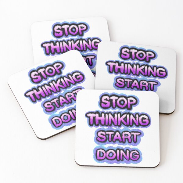 Item preview, Stop thinking start doing designed and sold by Nokorart.
