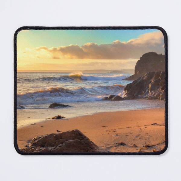 Item preview, Painterly image of coast at Hope Cove, Devon designed and sold by andrewroland.