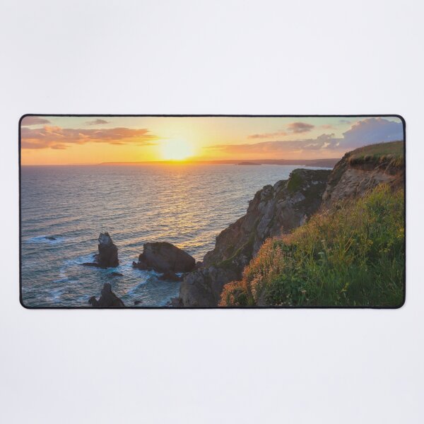 Item preview, Painterly image of coast at Hope Cove, Devon designed and sold by andrewroland.