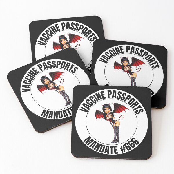 Item preview, Vaccine Passport Mandate #666 Devil  Girl designed and sold by RGRamsey.