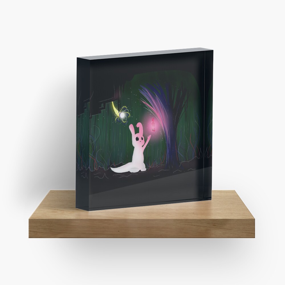 Glowing Slugcat // Rain World Acrylic Block
