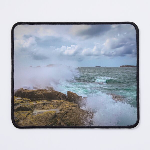 Item preview, Painterly image of coast at Hell Bay, Isles of Scilly designed and sold by andrewroland.