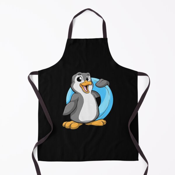 Item preview, Penguin at Swimming with Swimming ring designed and sold by PizzutiExcel.