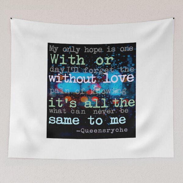 Item preview, With Or Without Love Its All The Same to Me - I Dont Believe in Love, Queensryche  designed and sold by JamesMurra.