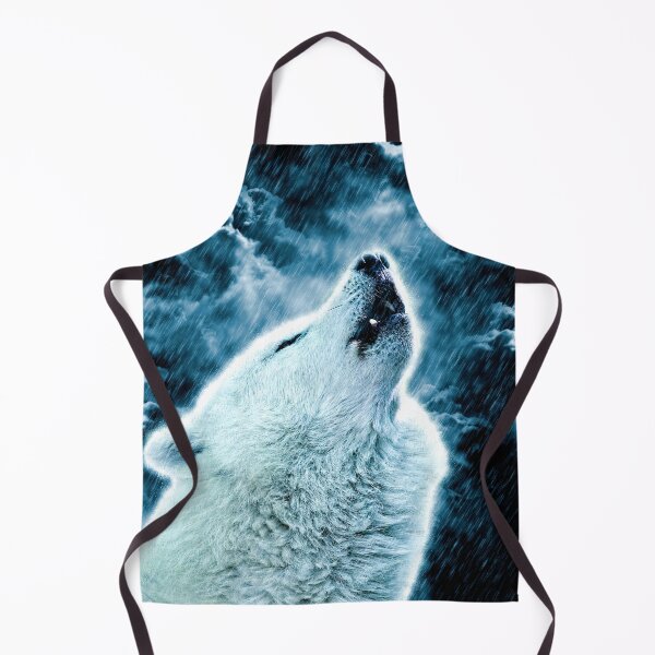 Item preview, A howling wolf in the rain designed and sold by Gatterwe.