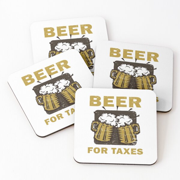 Item preview, Beer For Taxes, Tax Season, Auditor Book Keeper Finance Analyst Accountant Gift designed and sold by HighEndLowCost.