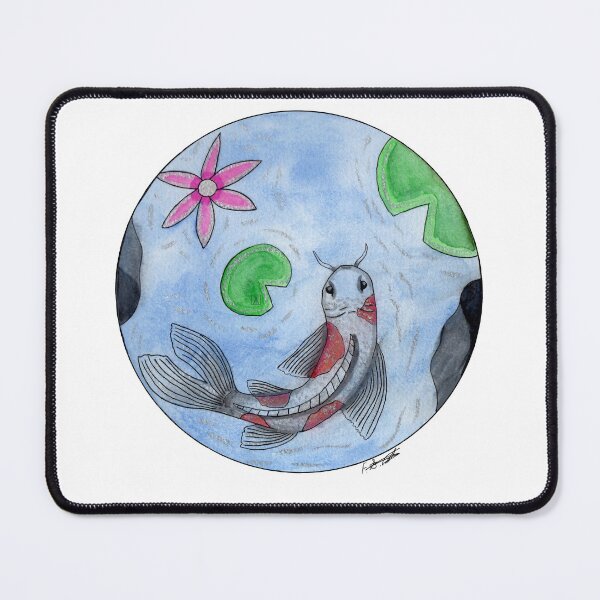 Item preview, Watercoloured painted Koi fish designed and sold by fayetheartist.