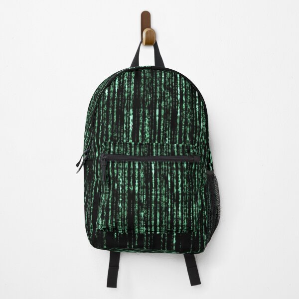Item preview, Falling green letters and symbols on a black background designed and sold by TeesMi.