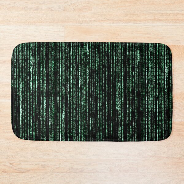Item preview, Falling green letters and symbols on a black background designed and sold by TeesMi.