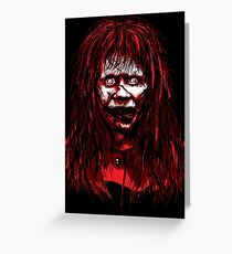 Reagan Exorcist Vector Art Greeting Card