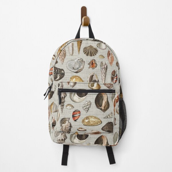Item preview, Seashells in greige copper yellow grey brown black orange beige designed and sold by Delinda Graphic Studio.