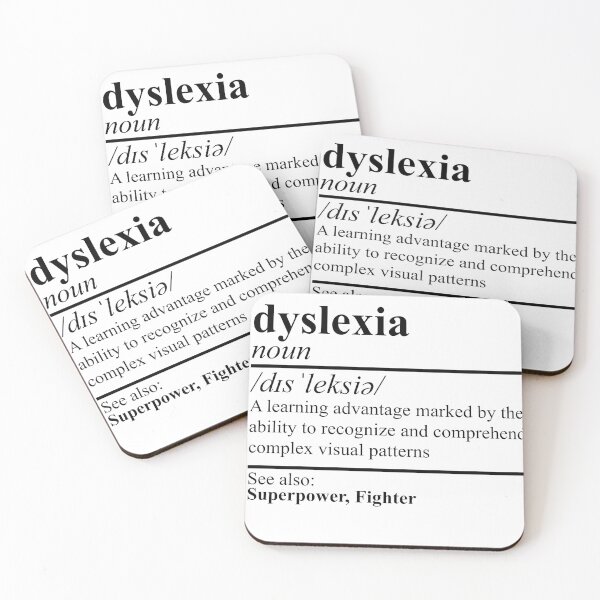 Item preview, Dyslexia Awareness Funny Definition designed and sold by PendrasArt75.
