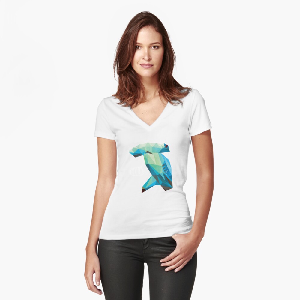 Item preview, Fitted V-Neck T-Shirt designed and sold by ivypea.