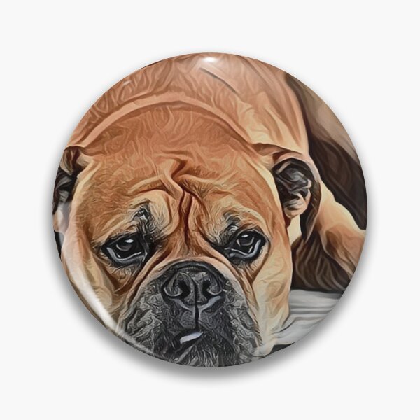 Item preview, Napping Bulldog Oil Paint designed and sold by Funpart.